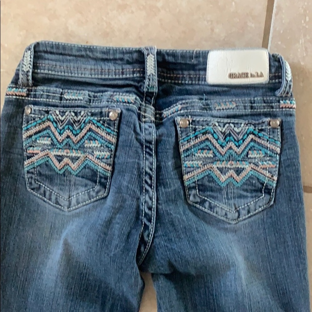 Grace in LA bootcut jeans. Size 14 in juniors